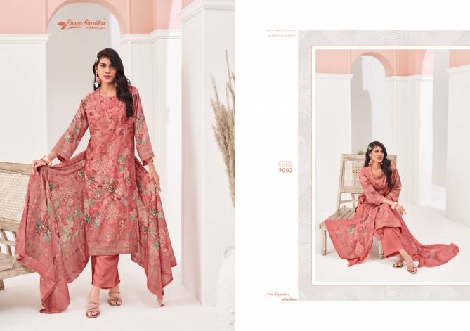 Mannat Vol 9 By Shree Shalika Digital Printed Lawn Cotton Dress Material Wholesale Online
